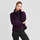 Women's Cozy Holiday Fleece Pullover - C9 Champion Purple S, Women's,