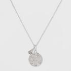 Target Silver Plated Family Tree Charm Necklace -