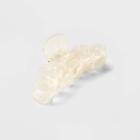 Cloud Shaped Iridescent Claw Hair Clip - A New Day Ivory