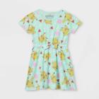 Girls' Pokemon Pikachu Dress - Green