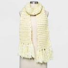 Women's Hand Knit Scarf - Universal Thread Yellow