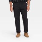 Men's Big & Tall Straight Fit Hennepin Tech Chino Pants - Goodfellow & Co Black