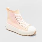 Girls' Blakely High Top Lace-up Zipper Sneaker Boots - Art Class 13,