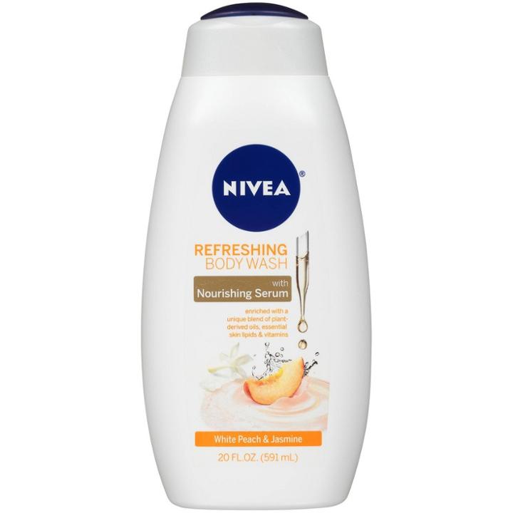 Nivea White Peach And Jasmine Refreshing Body Wash For Dry Skin