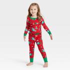 Toddler Holiday Dino Print Matching Family Pajama Set - Wondershop Red