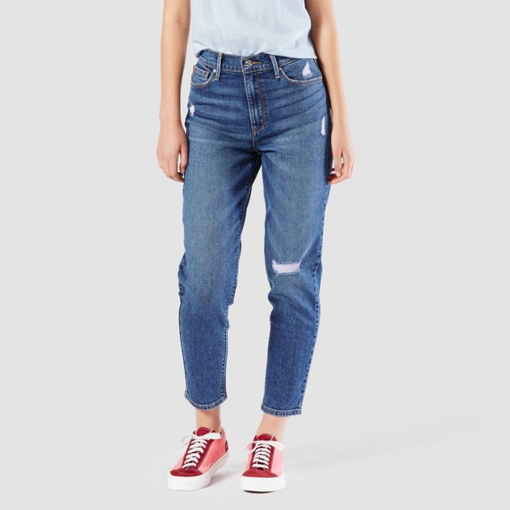Denizen From Levi's Women's High-rise Mom Jeans (juniors') - Blue Crush