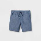 Toddler Boys' Woven Pull-on Shorts - Cat & Jack Blue Gray