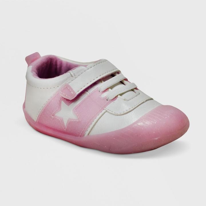 Ro+me By Robeez Baby Girls' Alyssa Athletic Sneakers - Pink