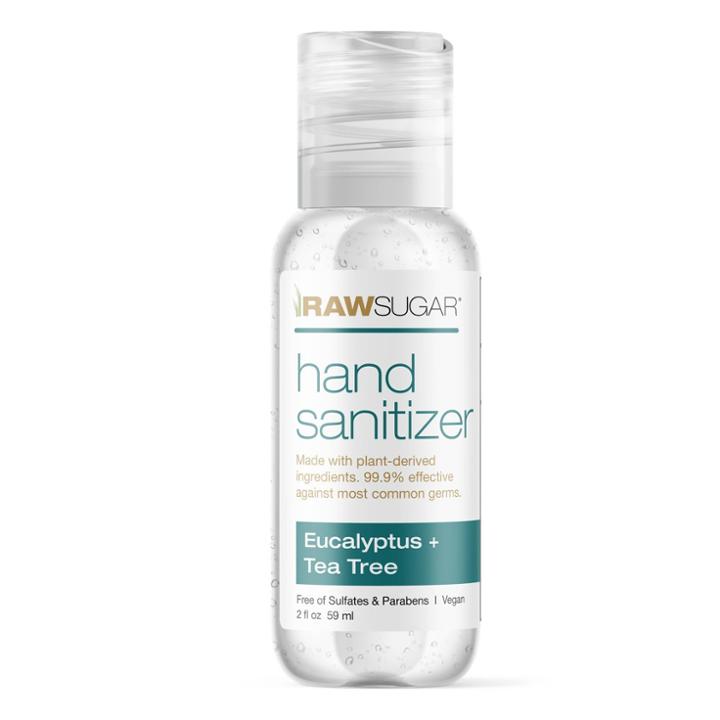 Raw Sugar Mini Hand Sanitizer Eucalyptus + Tea Tree - Trial