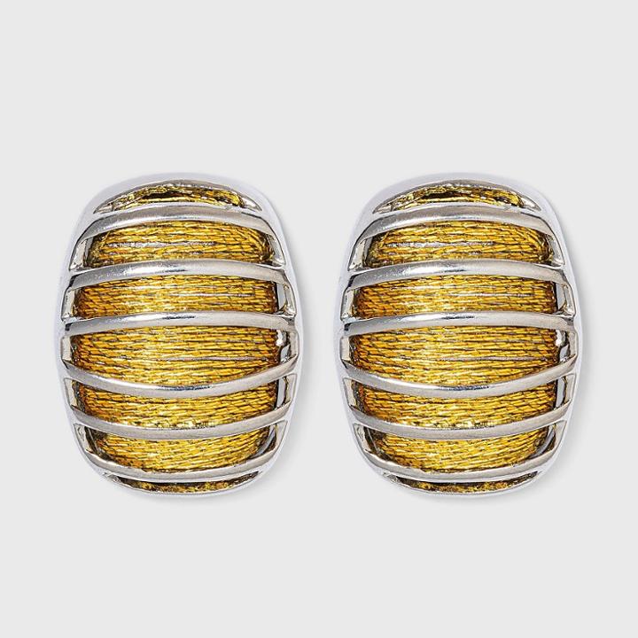 Sugarfix By Baublebar Two-tone Dome Stud Earrings - Gold/silver