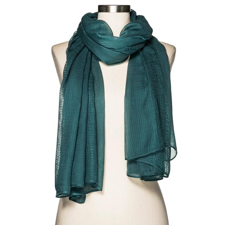 Women's Woven Scarf - Merona Teal (blue)