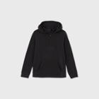 Boys' Fleece 1/4 Zip Pullover Hoodie Sweatshirt - All In Motion Black