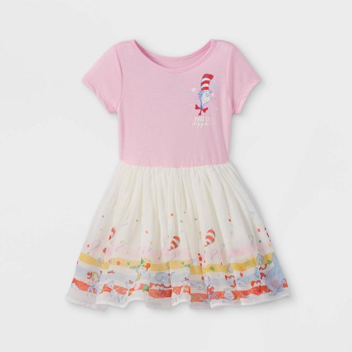Toddler Girls' Dr. Seuss Tutu Dress - Pink
