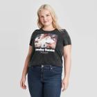 Women's Friends Sunday Funday Plus Size Short Sleeve Graphic T-shirt - Dark Gray
