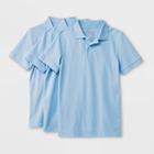 Boys' 3pk Short Sleeve Pique Uniform Polo Shirt - Cat & Jack