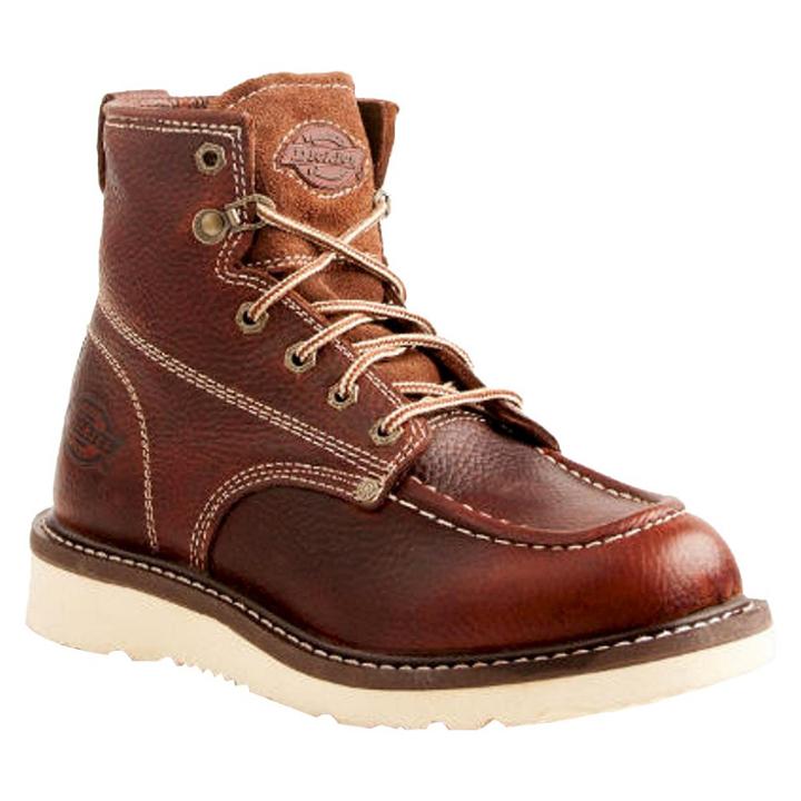 Dickies Men's Trader Genuine Leather Work Boots - Red Oak