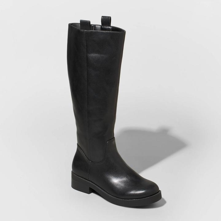 Women's Brinley Tall Pointed Toe Boots - Universal Thread Off White