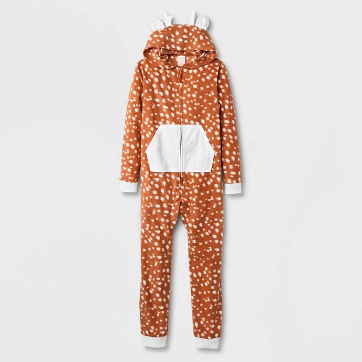 Kids' Reindeer Union Suit - Cat & Jack Brown