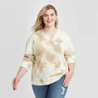 Women's Plus Size Crewneck Sweatshirt - Universal Thread Neutral 1x, Women's, Size: 1xl,