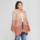 Women's Plus Size Ombre Duster - Universal Thread Red