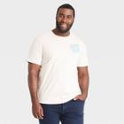 Men's Tall Short Sleeve Graphic Crewneck T-shirt - Goodfellow & Co Ivory