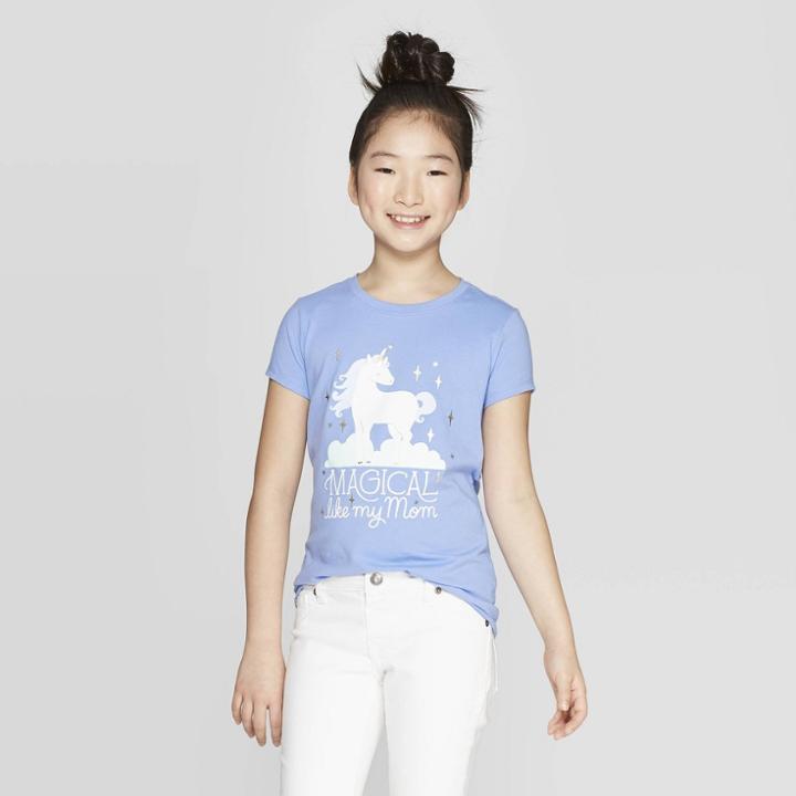 Girls' Magical Like Mom Graphic T-shirt - Cat & Jack