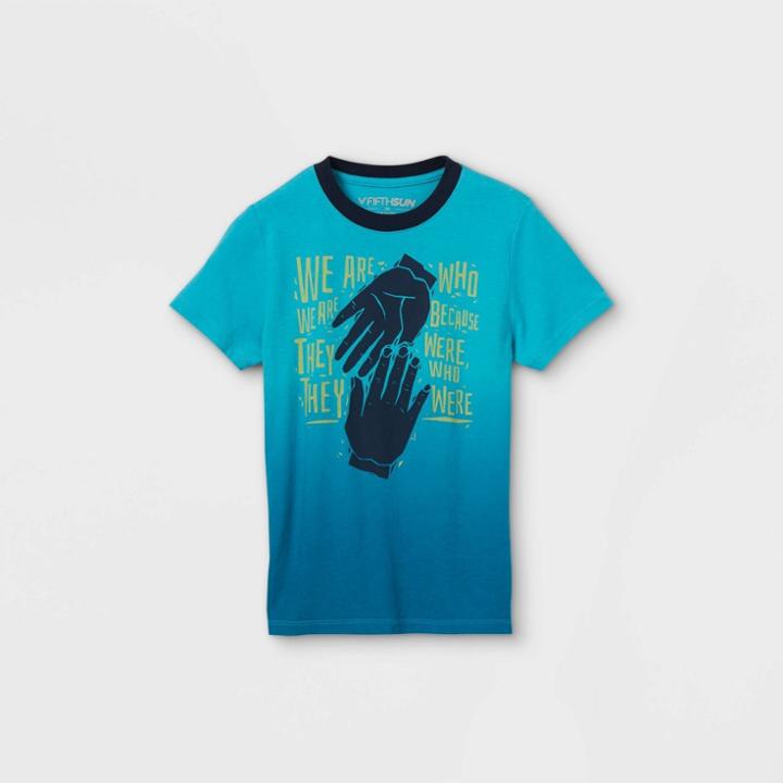 Ev Black History Month Black History Month Kids' 'we Are' Short Sleeve Graphic T-shirt - Aqua