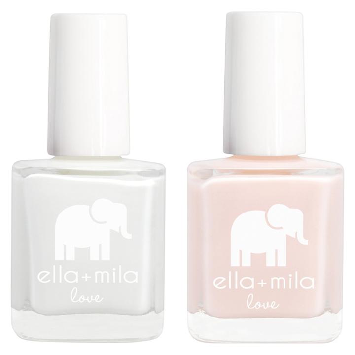 Ella+mila Ella + Mila French Mani Set - 2pk, White And Nude