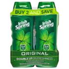 Irish Spring Body Wash For Men Original - 18 Fl Oz/2pk, Green