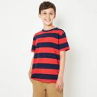 Boys' Striped Short Sleeve T-shirt - Cat & Jack Red/navy