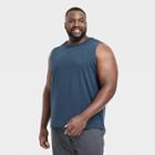 Men's Big Sleeveless Performance T-shirt - All In Motion Determined Blue