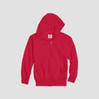 Hanes Kids' Comfort Blend Eco Smart Full-zip Hoodie Sweatshirt - Red