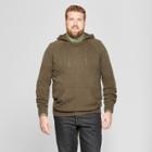 Men's Big & Tall Long Sleeve Pullover Hooded Sweater - Goodfellow & Co Forest (green)