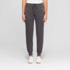 Women's Embroidered Jogger Pants - Knox Rose Gray
