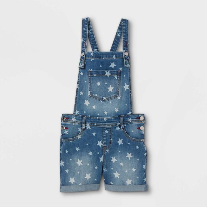 Girls' Star Double Cuff Hem Jean Shorts - Cat & Jack