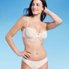 Women's Crochet Underwire Bikini Top - Shade & Shore Off-white