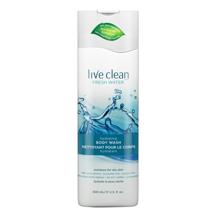 Live Clean Fresh Water Hydrating Body Wash
