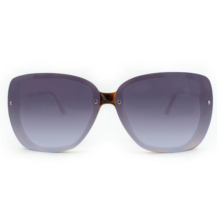Target Women's Square Sunglasses With Smoke Gradient Lens - A New Day Gold, Brown