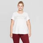 Women's Plus Size Short Sleeve Graphic T-shirt - C9 Champion White