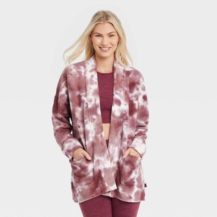Women's French Terry Cardigan - Joylab Tie-dye