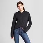 Women's Drapey Hoodie- Mossimo Black
