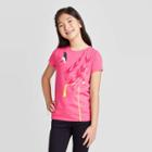 Petitegirls' Short Sleeve Flamingo T-shirt - Cat & Jack Pink