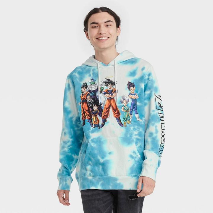 Men's Dragon Ball Z Graphic Sweatshirt - White/blue