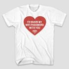 Mad Engine Men's Wifi Val Short Sleeve Graphic T-shirt - White