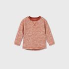 Toddler Boys' Sweat Knit Long Sleeve T-shirt - Cat & Jack Orange