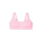 Women's Sustainably Made Plus Size Ribbed Bralette Bikini Top - Xhilaration Pink