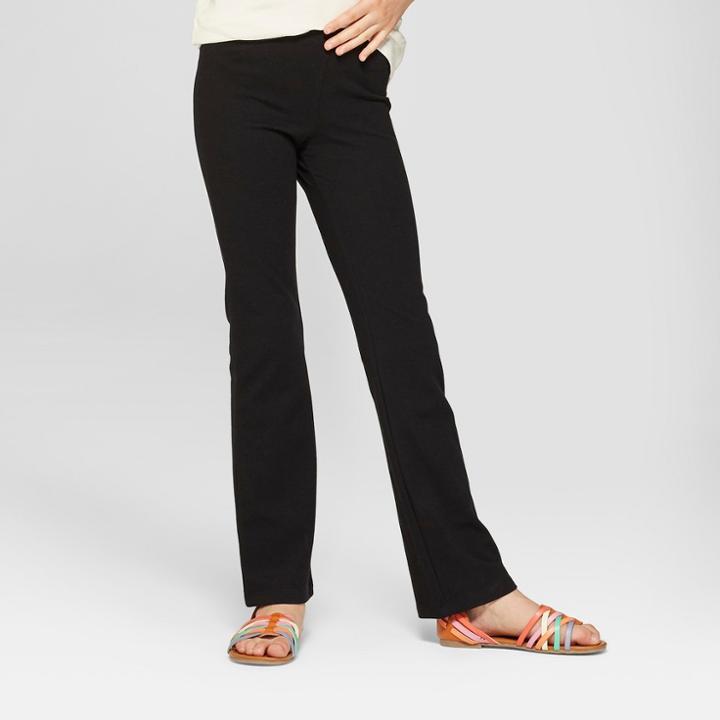 Girls' Bootcut Leggings - Cat & Jack Black