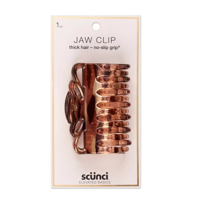 Scunci No Slip Grip Crown Jaw Clip