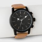Target Men's Strap Watch - Goodfellow & Co Brown, Brown/matte Black