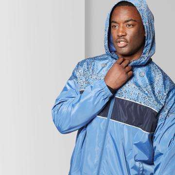 Men's Big & Tall Casual Fit Anorak Jacket - Original Use Oceanique
